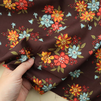 LIBERTY FABRICS　「リンダ・アン」ブラウン