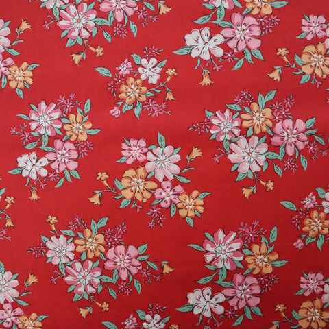 LIBERTY FABRICS　「リンダ・アン」レッド