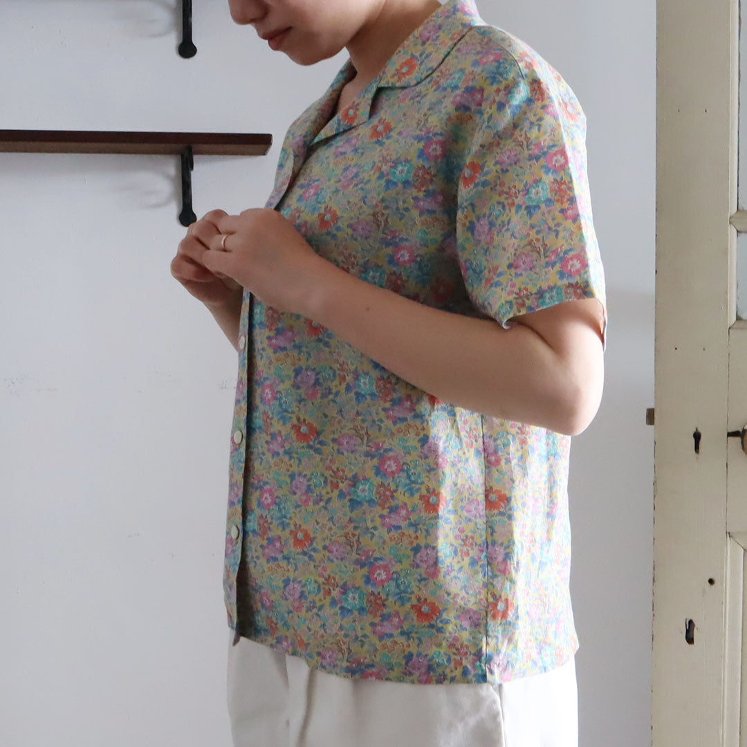 オープンカラーシャツ ikka シャツ バイカラーオープンカラーシャツ メンズ : ZOZOTOWN