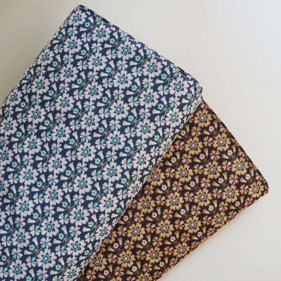 LIBERTY FABRICS　「マクセン」イエロー×ピンク