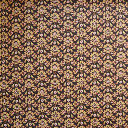 LIBERTY FABRICS　「マクセン」イエロー×ピンク