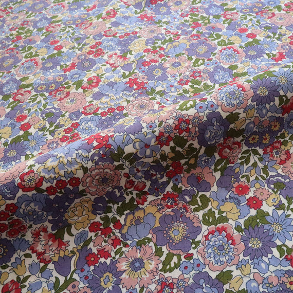 LIBERTY FABRICS　「ネル、アニー＆メイ」パープル