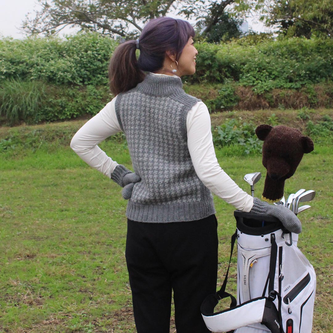 【受注製品】 Golf Friends ジップアップベスト（完成品）
