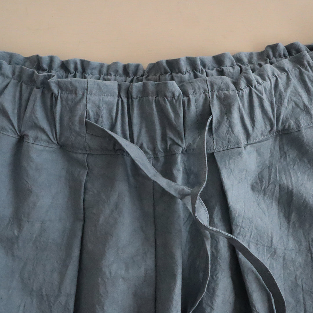 【生地セット】インタックのイージーパンツ　コットンリネンタイプライター（パターン別売）