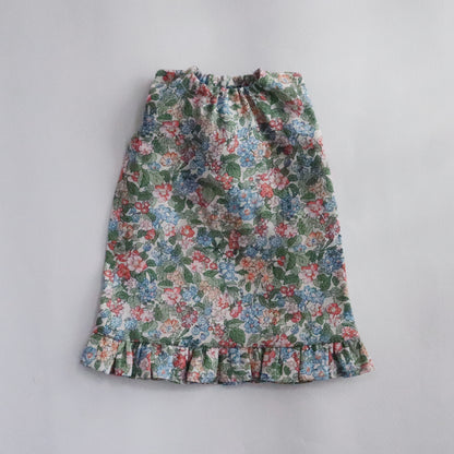 新作【材料セット】クゥクゥの着せ替え　花柄のワンピースとカシュクールワンピース