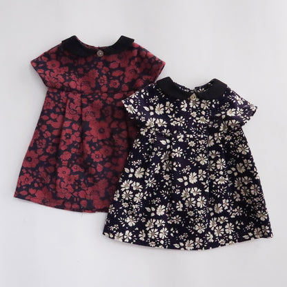 新作【材料セット】 丸襟のワンピースとストラップシューズ