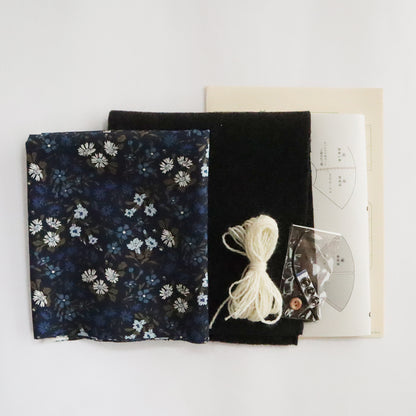 新作【キット】クゥクゥの着せ替え材料セット ケープとギャザーワンピース（説明書付き）