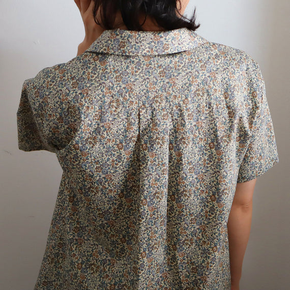 【生地セット】オープンカラーシャツ　(パターン別売）