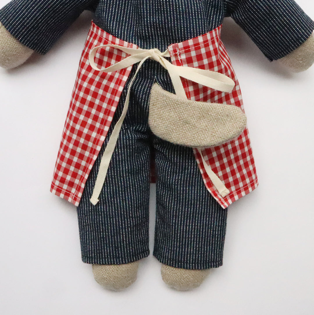 新作【キット】クゥクゥとフラクシィ着せ替え材料セット オールインワンとエプロン（説明書付き）