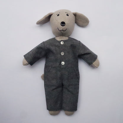 新作【キット】クゥクゥとフラクシィ着せ替え材料セット オールインワンとエプロン（説明書付き）