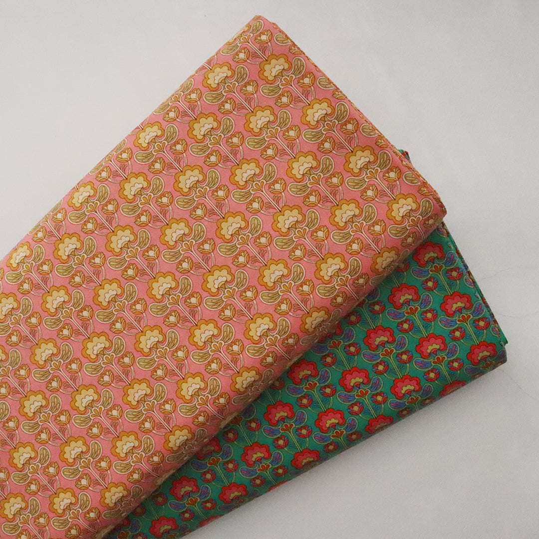 LIBERTY FABRICS　「ピーコック・ポゥジー」ピンク