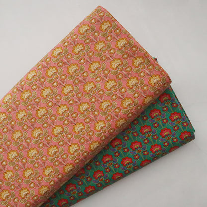 LIBERTY FABRICS　「ピーコック・ポゥジー」グリーン