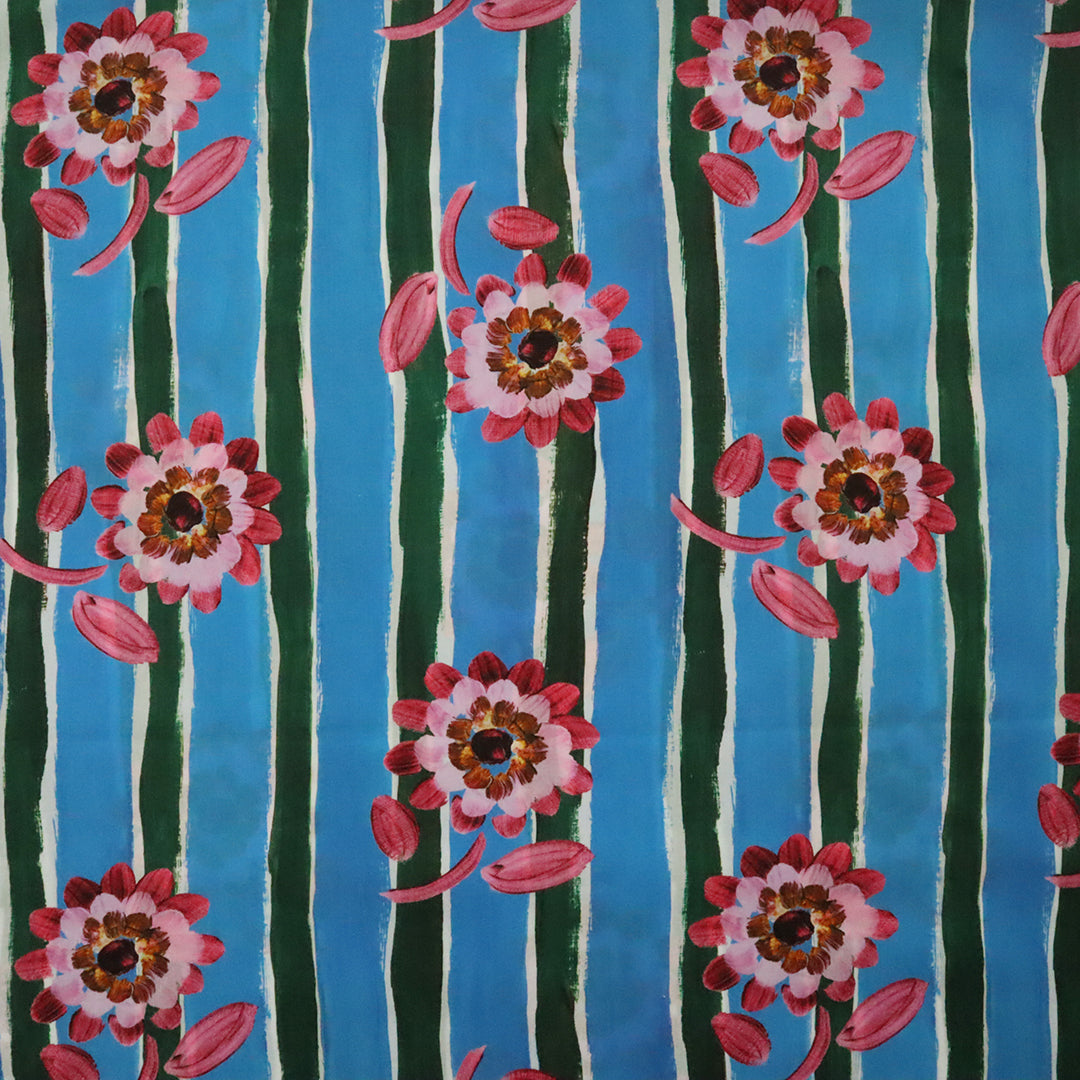 LIBERTY FABRICS　「ボウ」ブルー