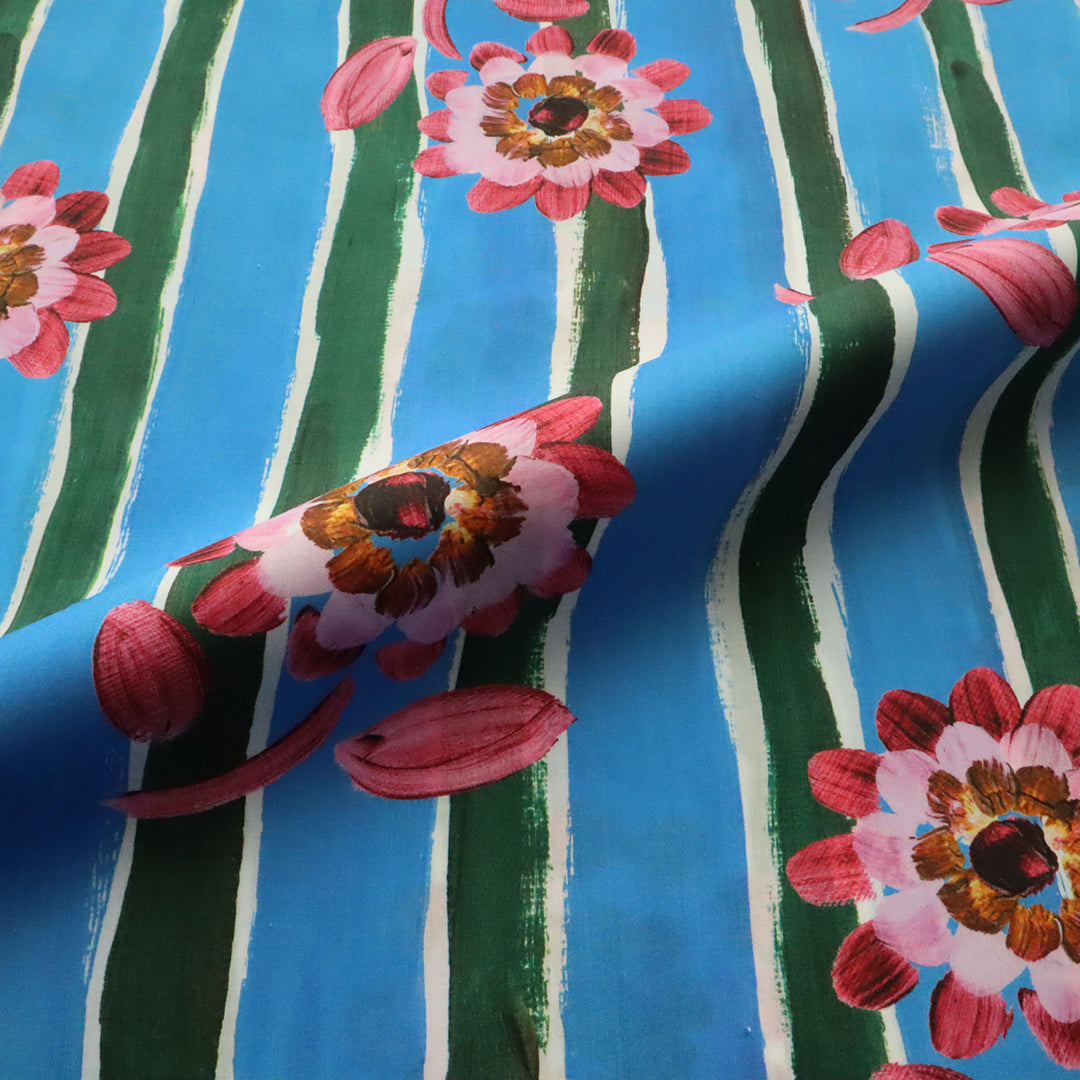 LIBERTY FABRICS　「ボウ」ブルー