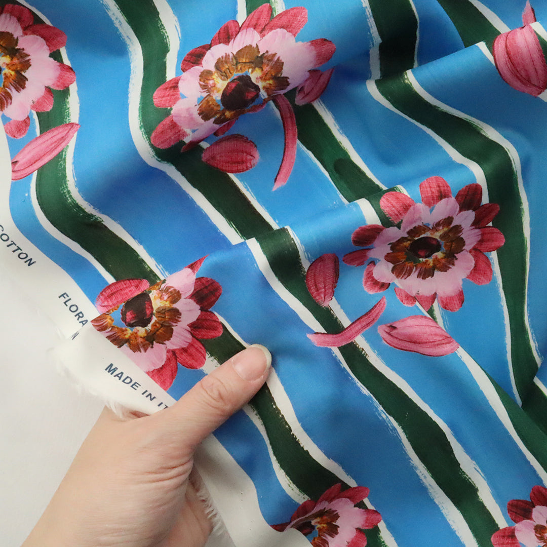 LIBERTY FABRICS　「ボウ」ブルー