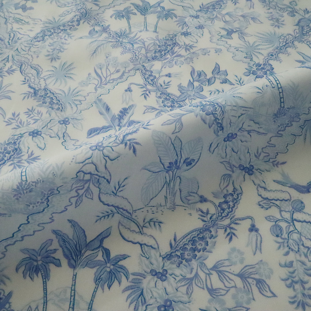 LIBERTY FABRICS　「トロピカル・トワール」ブルー