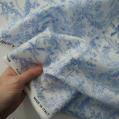LIBERTY FABRICS　「トロピカル・トワール」ブルー