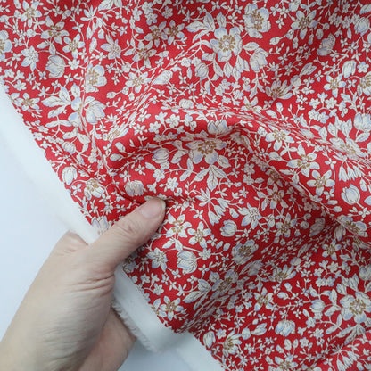 LIBERTY FABRICS　「リジー」レッド