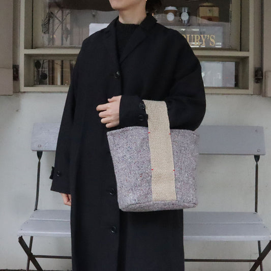 ネップウール　グレー