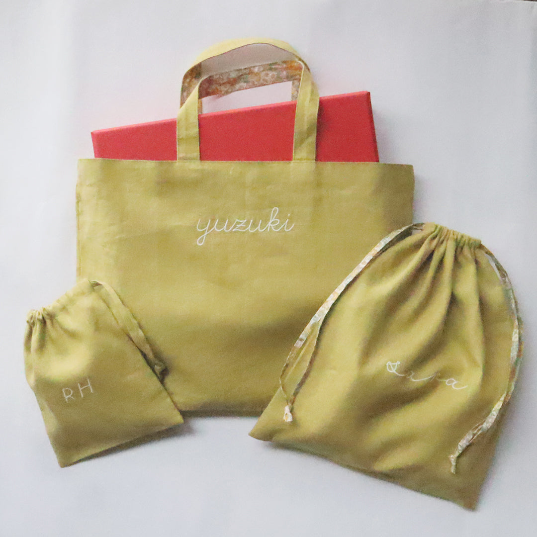 【受注商品　名入れ刺繍】入園・入学バッグセット
