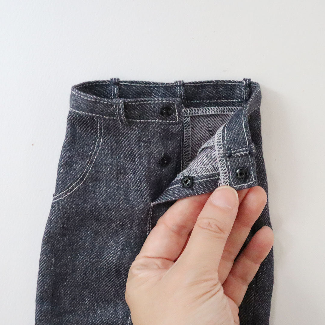 スナップボタンでとめます