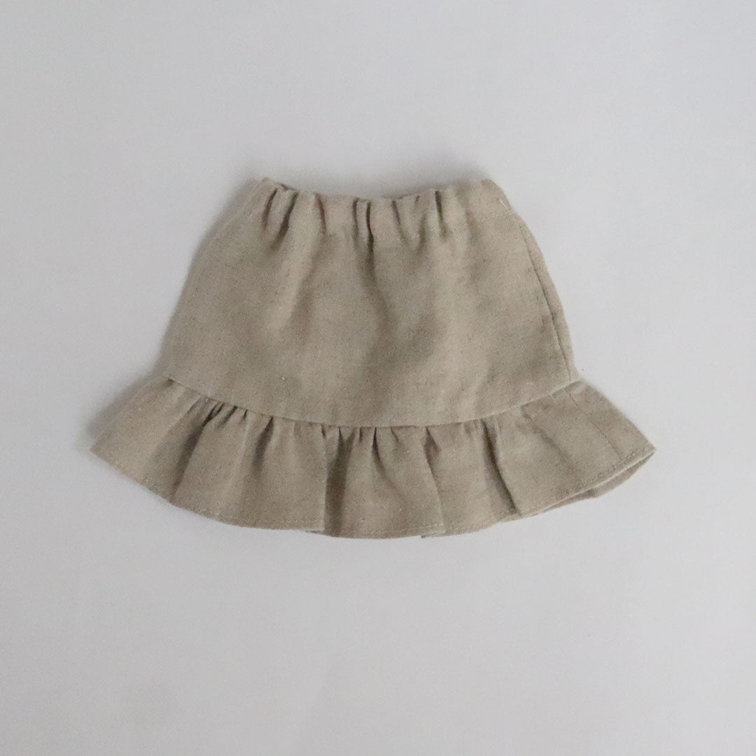 裾フリルのスカート