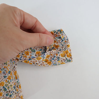 【材料セット】クゥクゥの着せ替え　つけ襟のブラウスとサロペット