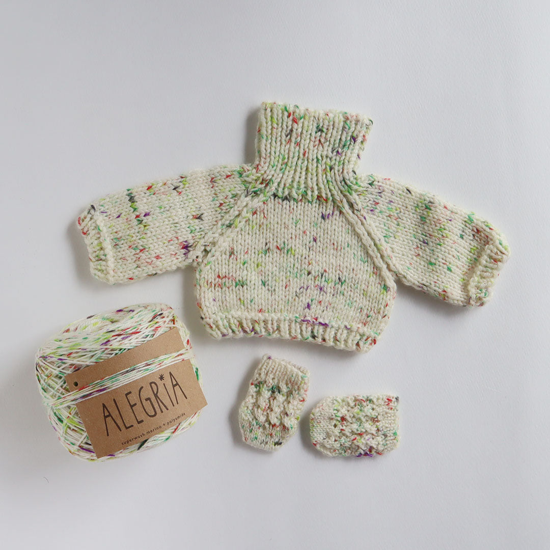 【材料セット】クゥクゥの着せ替え　タートルネックセーターとソックス