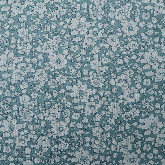 Liberty fabrics エアリーコット  ベッツィ・ブー　ブルー