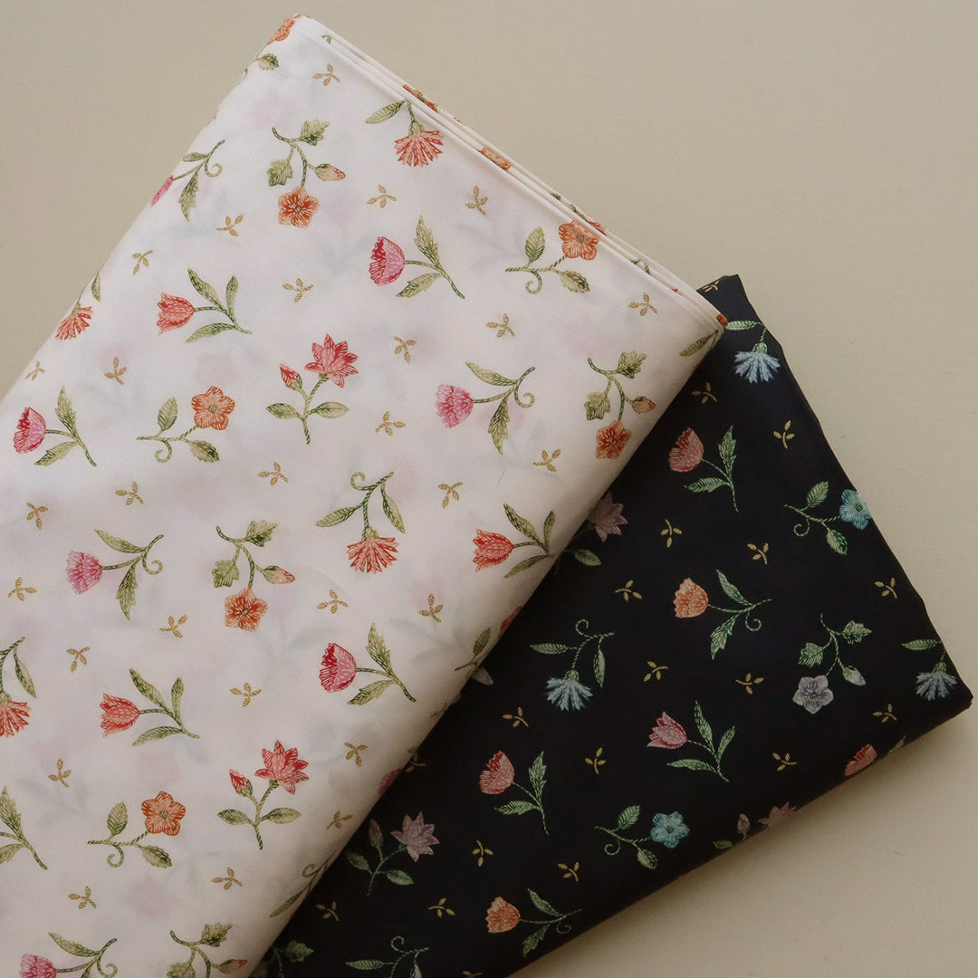 LIBERTY FABRICS「ロイヤル・スレッズ」ホワイト