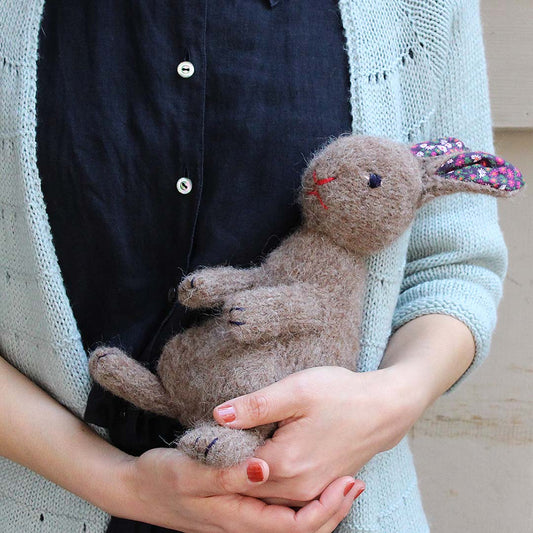 【受注商品】金森美也子×MOORIT　森のともだち うさぎ（完成品）