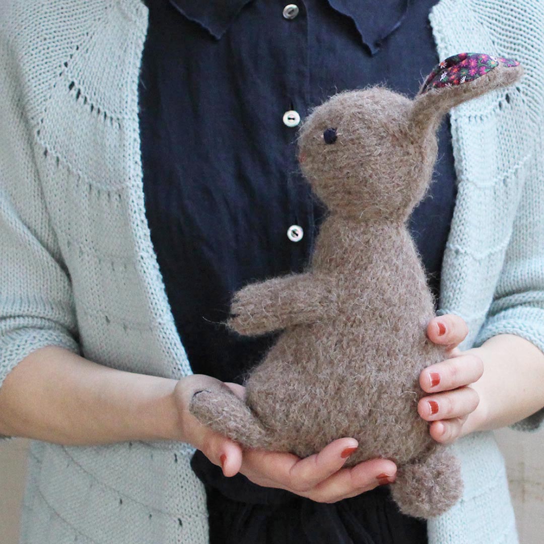 【受注商品】金森美也子×MOORIT　森のともだち うさぎ（完成品）