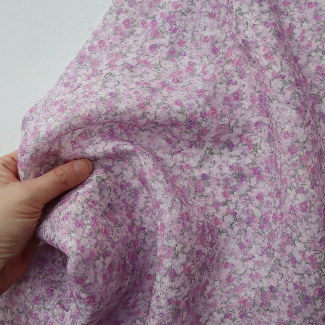 LIBERTY フランダースリネン「 アリエッティ・バイオレット」 ラベンダー