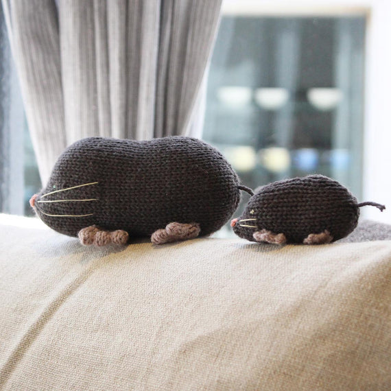 【受注商品】金森美也子×MOORIT　森のともだち もぐら親子（完成品）