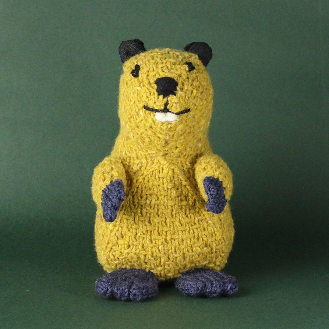 【受注商品】金森美也子×MOORIT　森のともだち ビーバー（完成品）