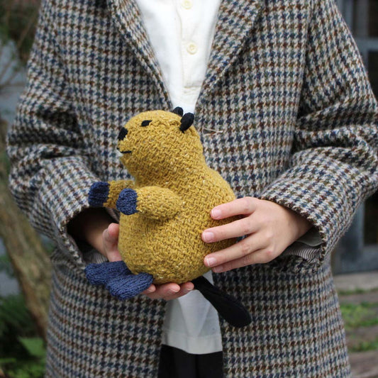 【受注商品】金森美也子×MOORIT　森のともだち ビーバー（完成品）