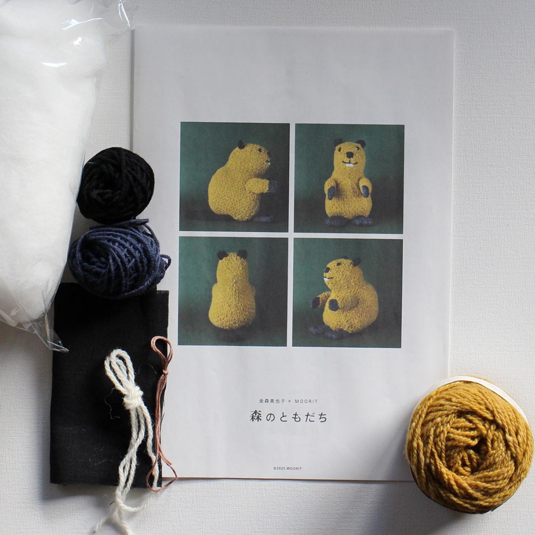 金森美也子×MOORIT 森のともだち  ビーバーキット