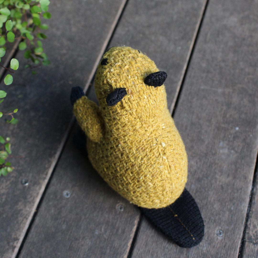 【受注商品】金森美也子×MOORIT　森のともだち ビーバー（完成品）