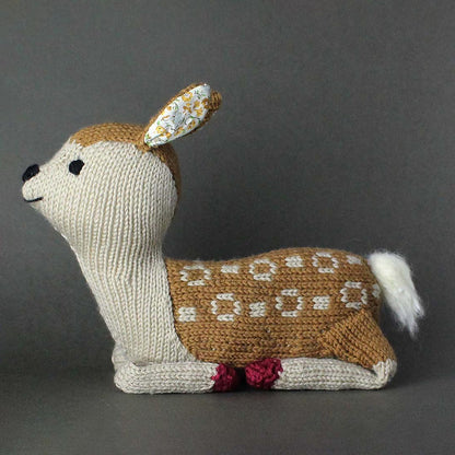 かの子模様の編みこみがポイント