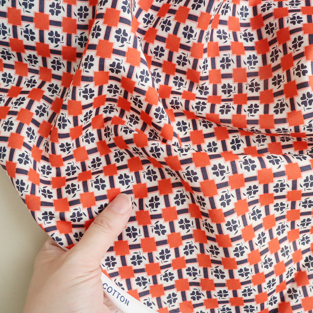 LIBERTY FABRICS「レミー・エズラ」レッド