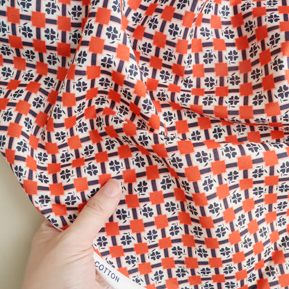 LIBERTY FABRICS「レミー・エズラ」レッド