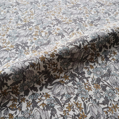 LIBERTY FABRICS「フランチェスカ・チューリップ」グレー