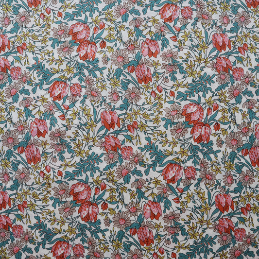LIBERTY FABRICS「フランチェスカ・チューリップ」ピンク