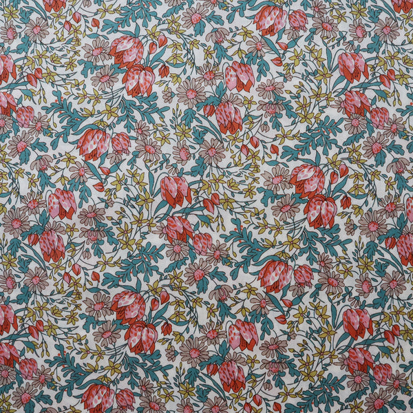 LIBERTY FABRICS「フランチェスカ・チューリップ」ピンク