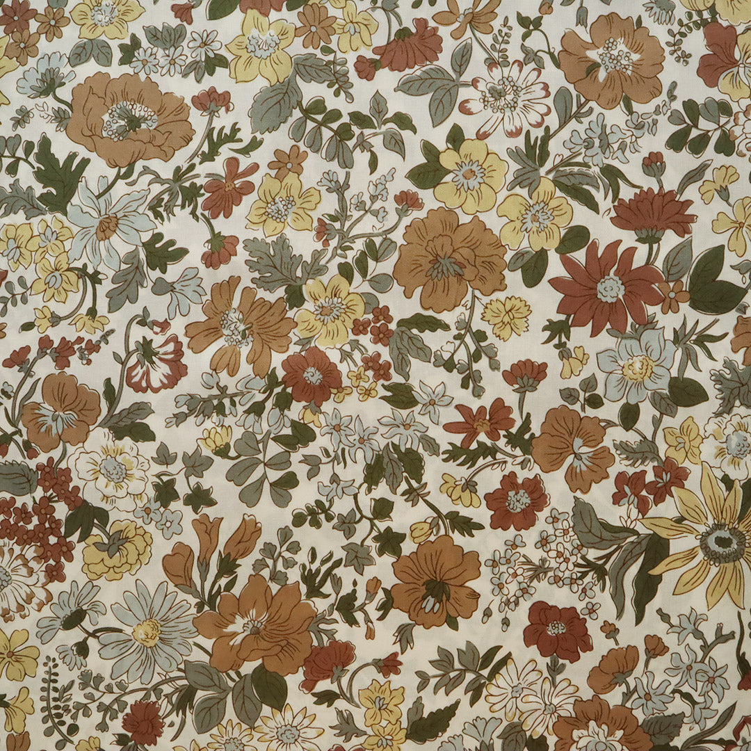 LIBERTY FABRICS「デイジー・モリシア」ブラウン