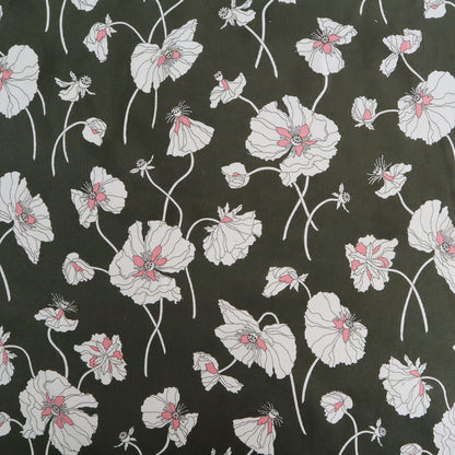 LIBERTY FABRICS　コーデュロイ「フラジャイル・ブルームス」カーキ
