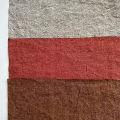 セット【B】レッド系：上からラヴァ、シャテーニュ、レザー