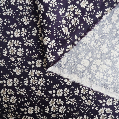 LIBERTY FABRICS　コーデュロイ「カペル・フリーレット」ネイビー