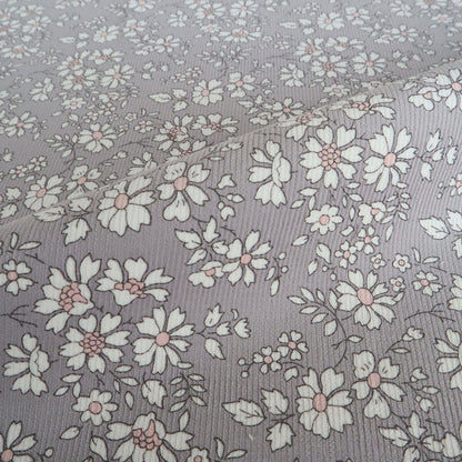 LIBERTY FABRICS　コーデュロイ「カペル・フリーレット」グレー