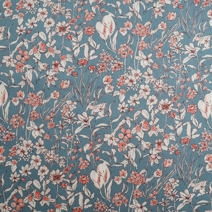 LIBERTY FABRICS「ワンダーフォーゲル」シャドウブルー